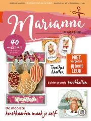 Titelseite des Marianne Magazine Nr. 71, Herbst 2026, mit Weihnachtskarten-Vorschau und Anhängern.
